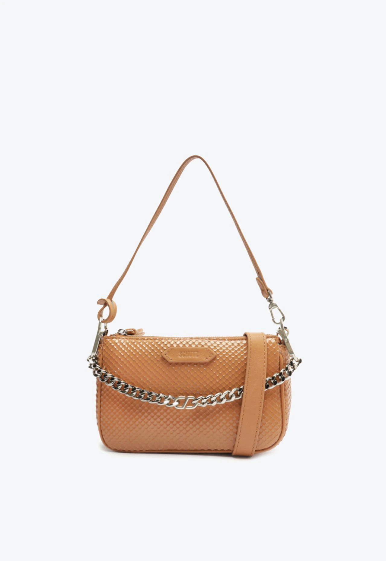Bolsa Tiracolo Emmy Couro Amarelo