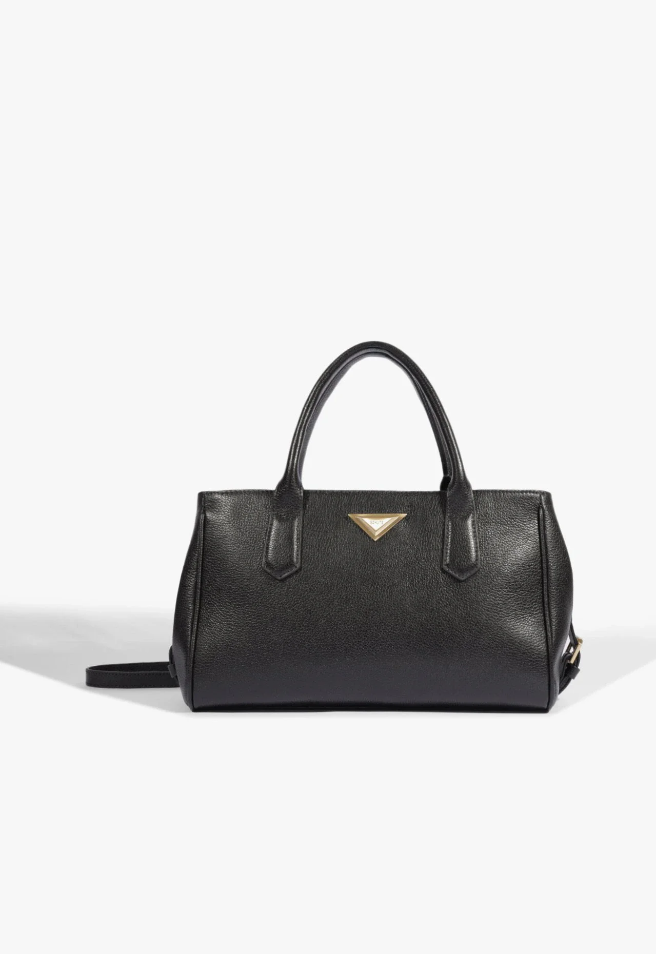 Bolsa Tote Celline Média Couro Preta