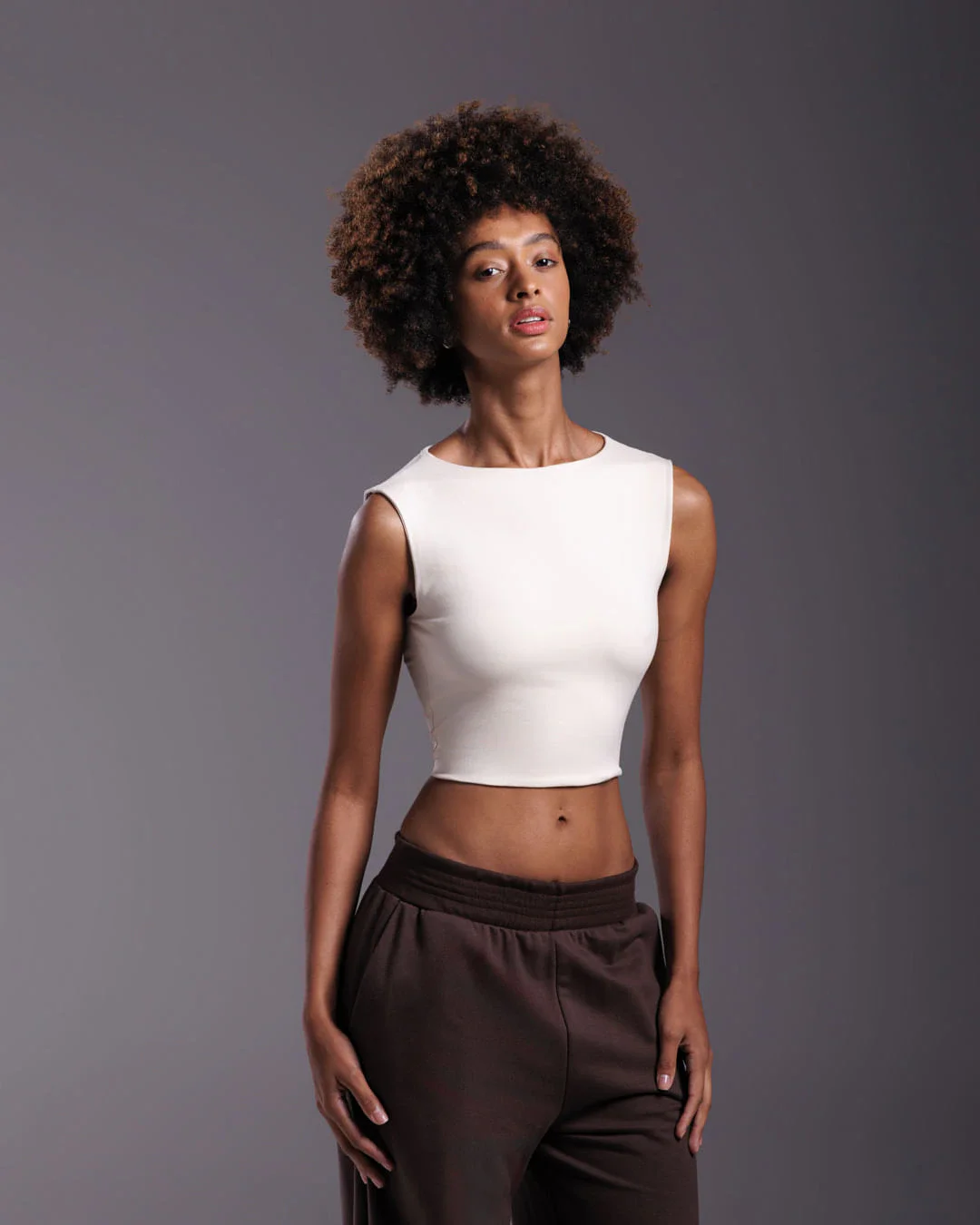 Top Cropped Cotton Tech Anti Odor Feminino - BASICAMENTE