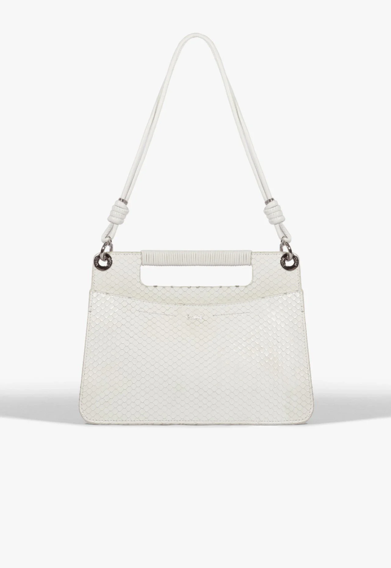 Bolsa Shoulder Textura Branco