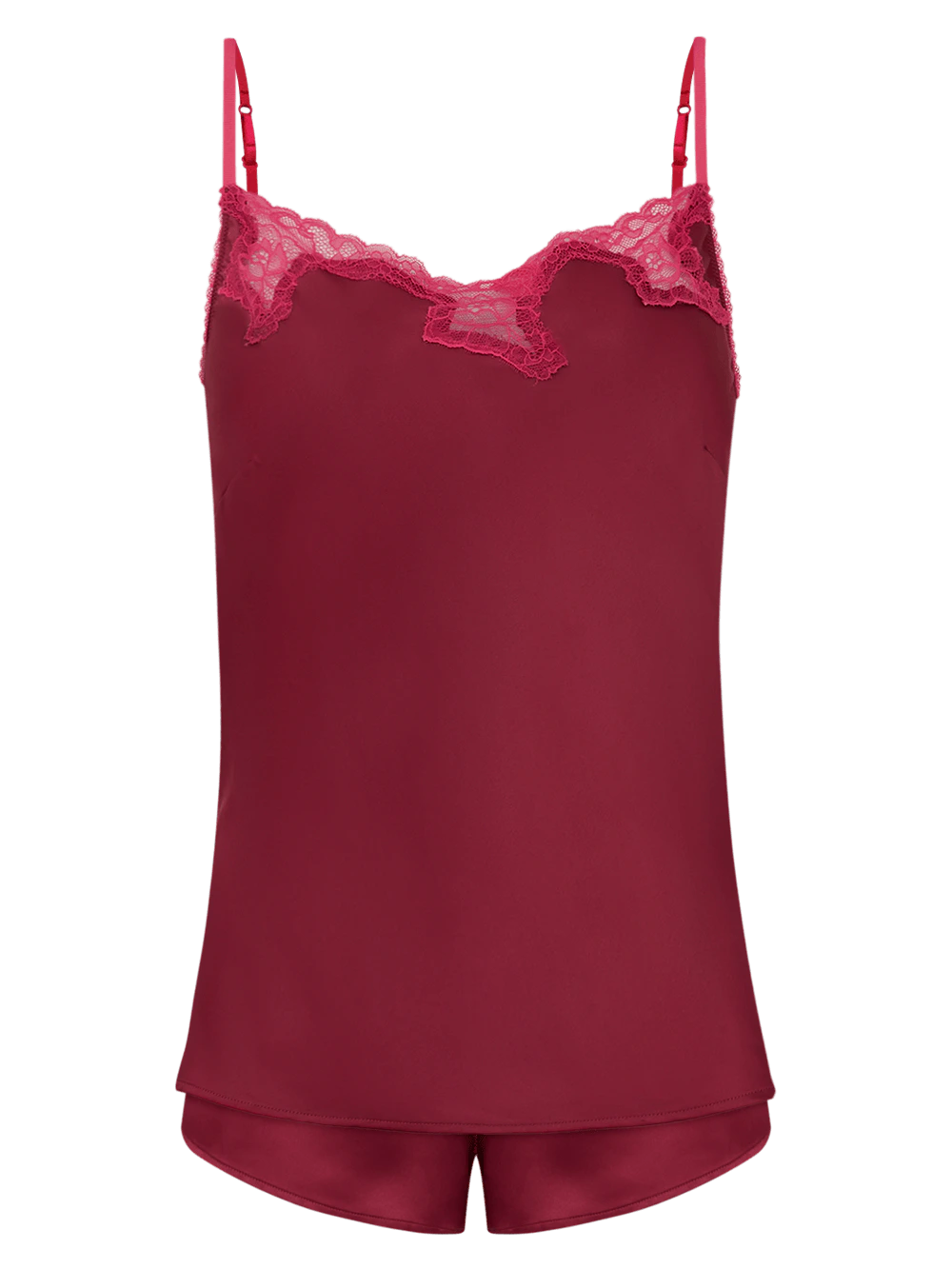 Shortdoll Cetim Bella Luna Sangria