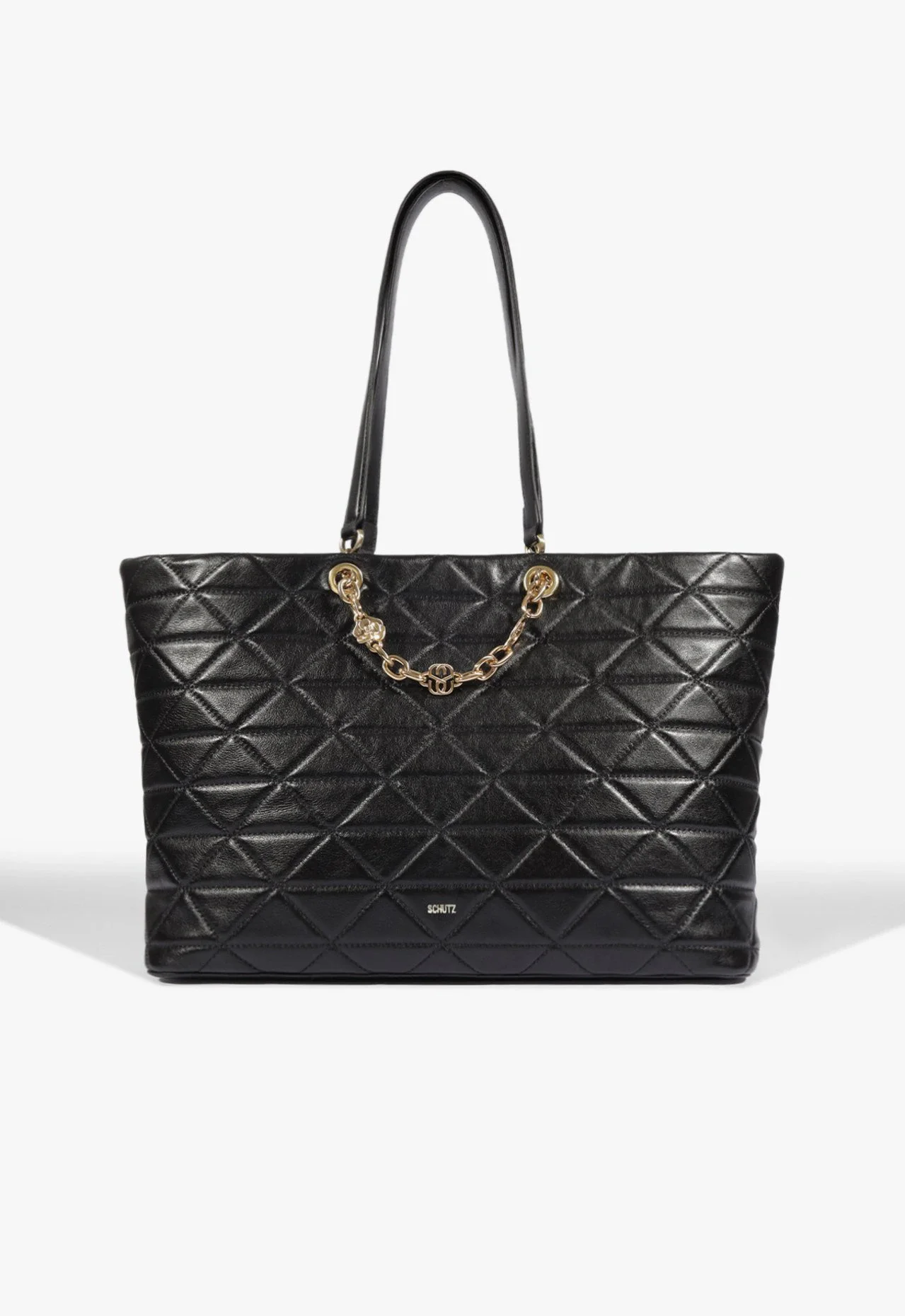 Bolsa Jasper Grande Couro Preta