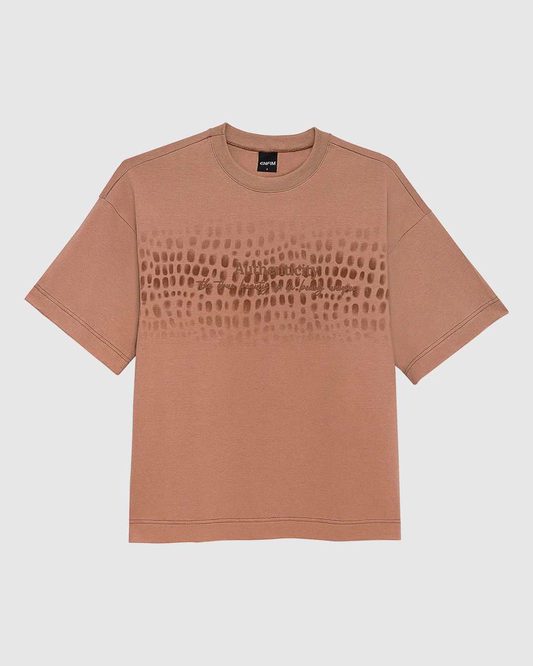 Camiseta Ampla Feminina Authenticity Em Algodão - ENFIM