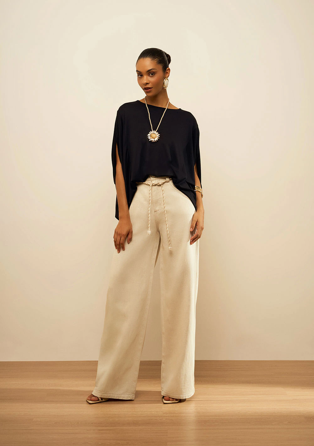 Calca Jeans Nascente Off White