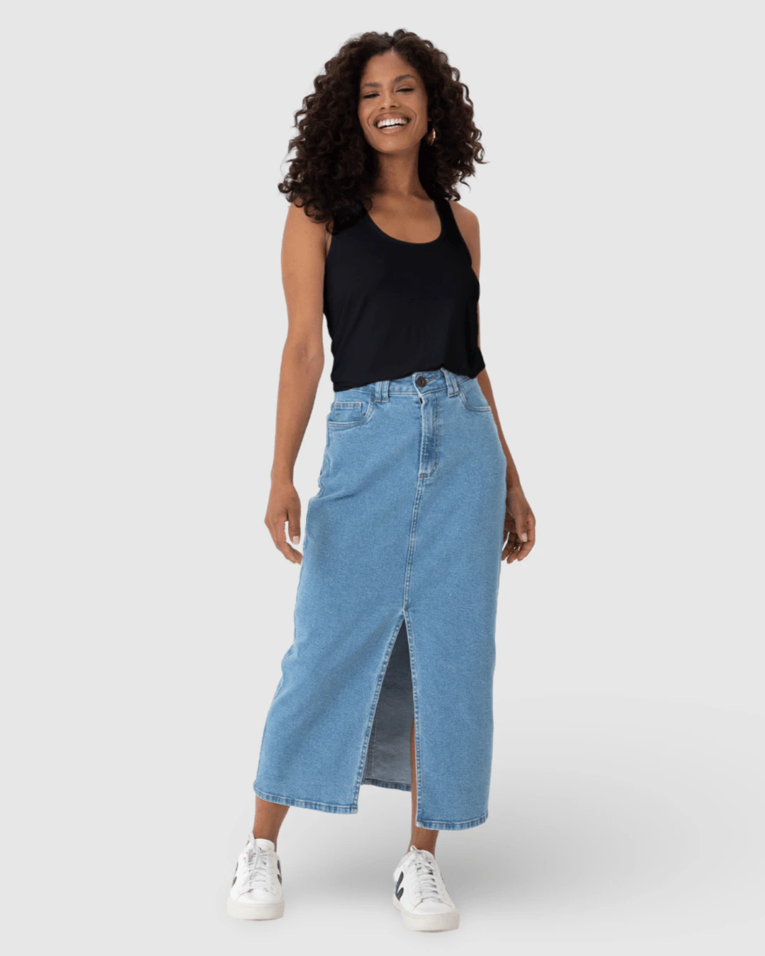 Regata Básica Feminina Decote U Em Viscose Stretch