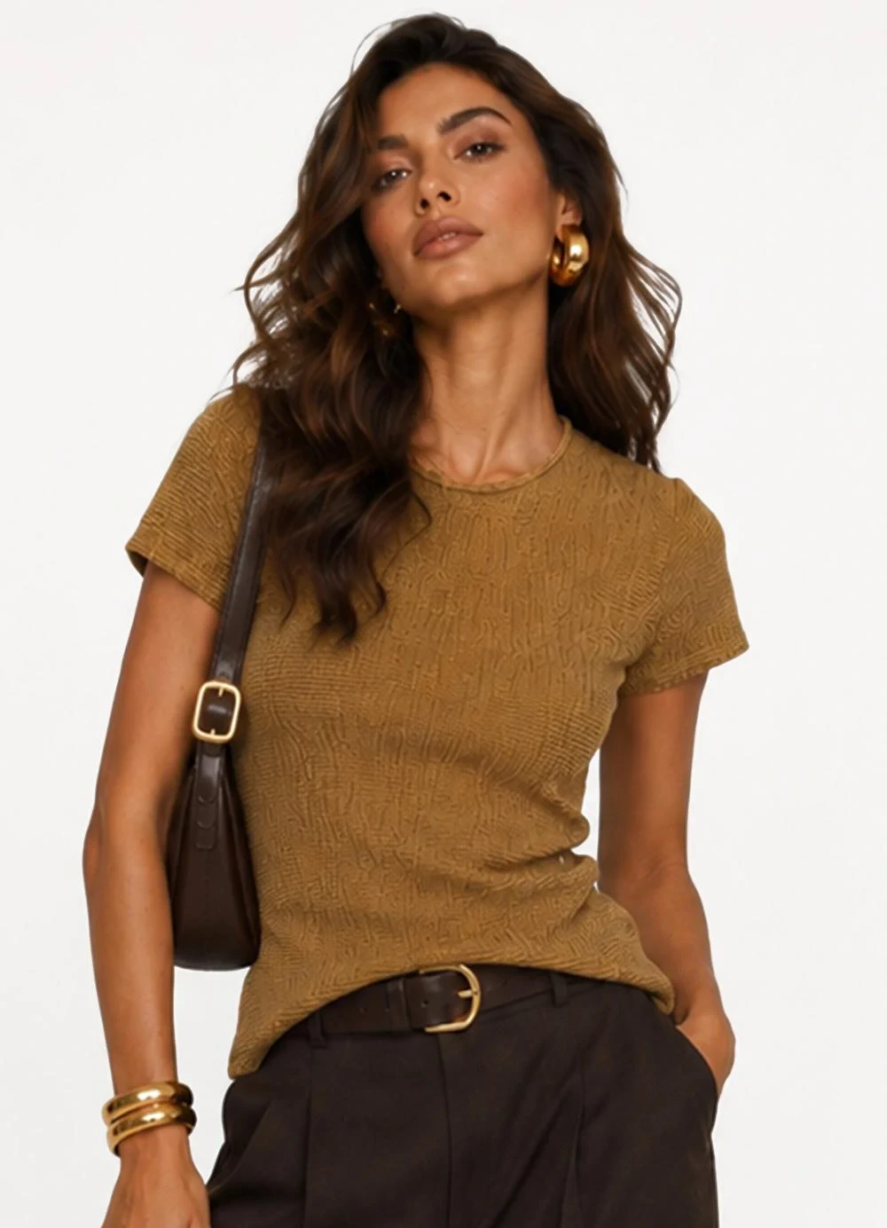 Infinita Cor - Blusa Feminina em Malha Reveillon Amarelo