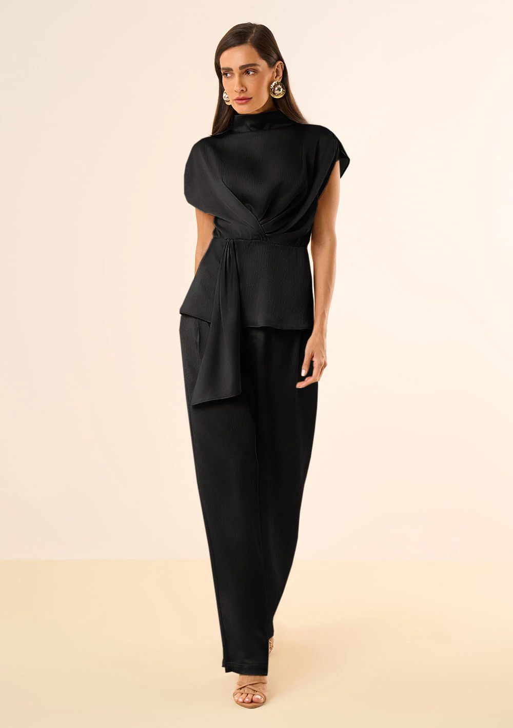 Calça Maria.Valentina Reta Alta Preto