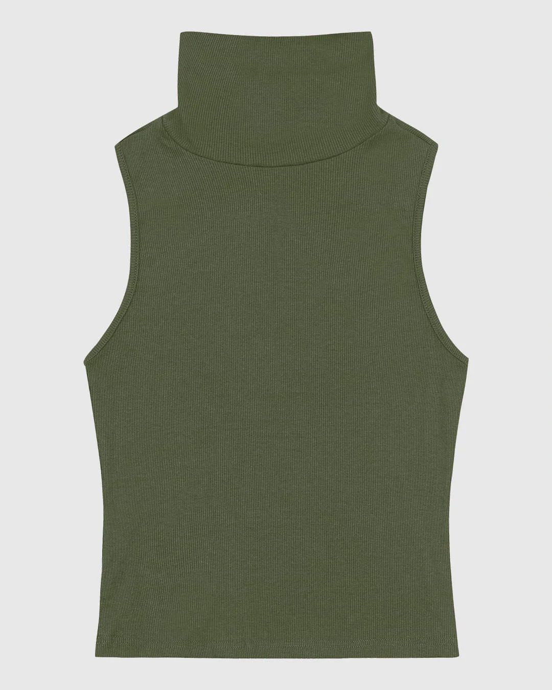 Blusa Básica Feminina Gola Alta Em Ribana - ENFIM