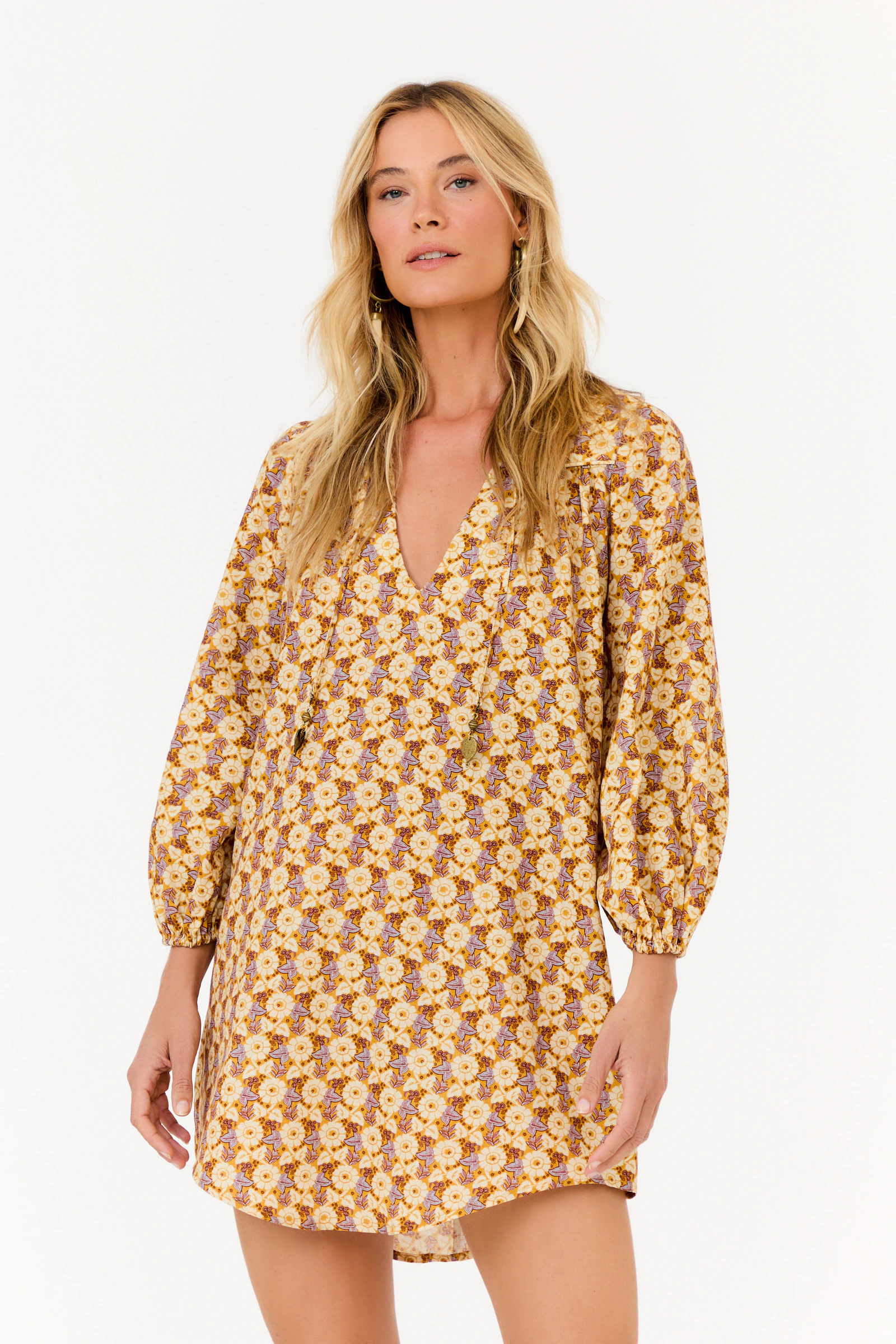 Vestido Curto Estampa Cali