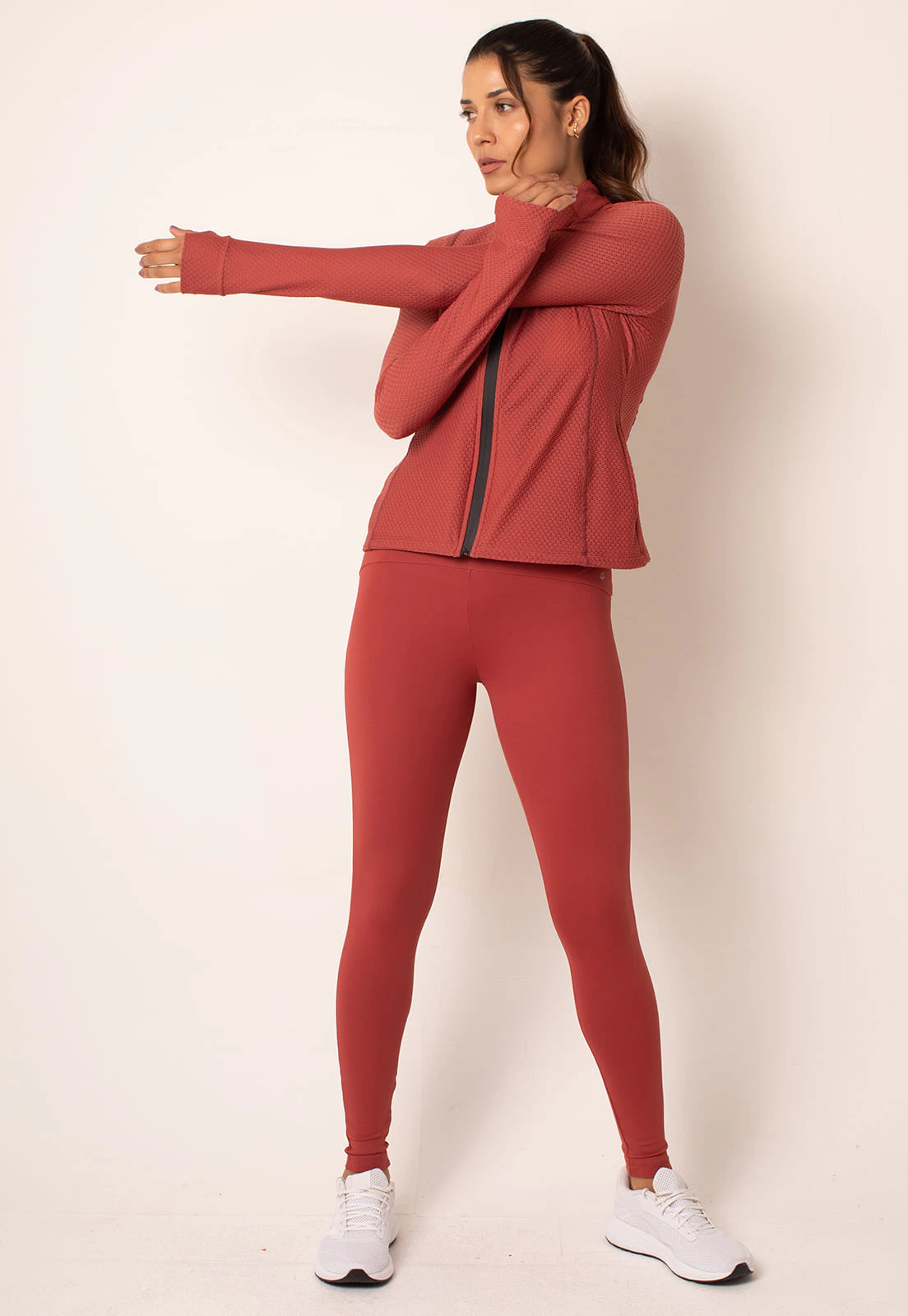 Calça Legging Básica Compress Cós Alto