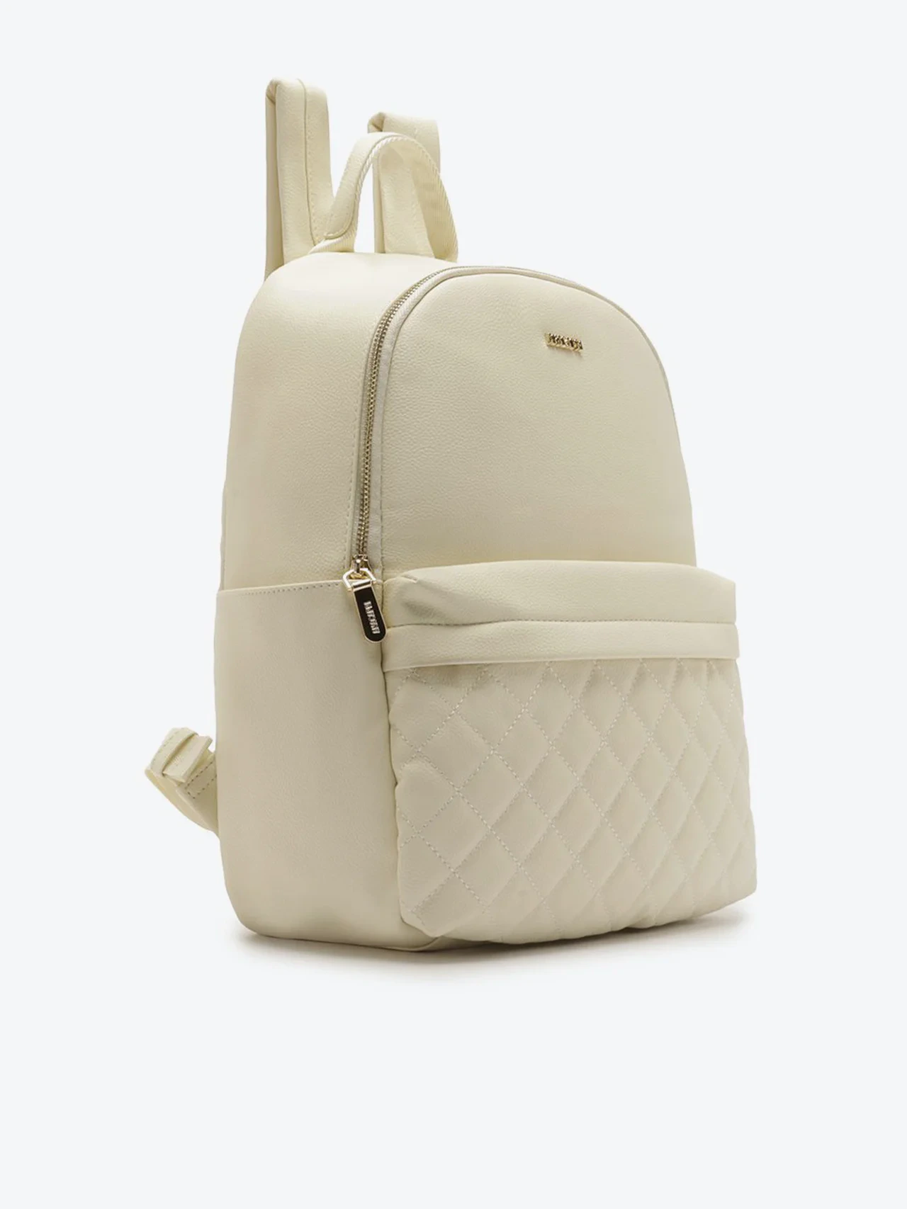 Mochila Grande Zíper Branca