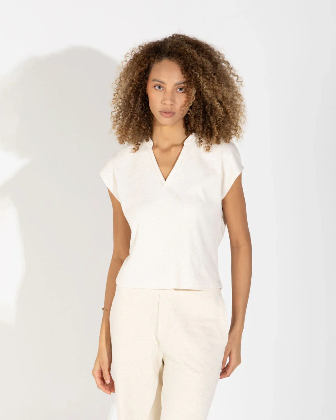 Blusa Canelada Algodão Feminina