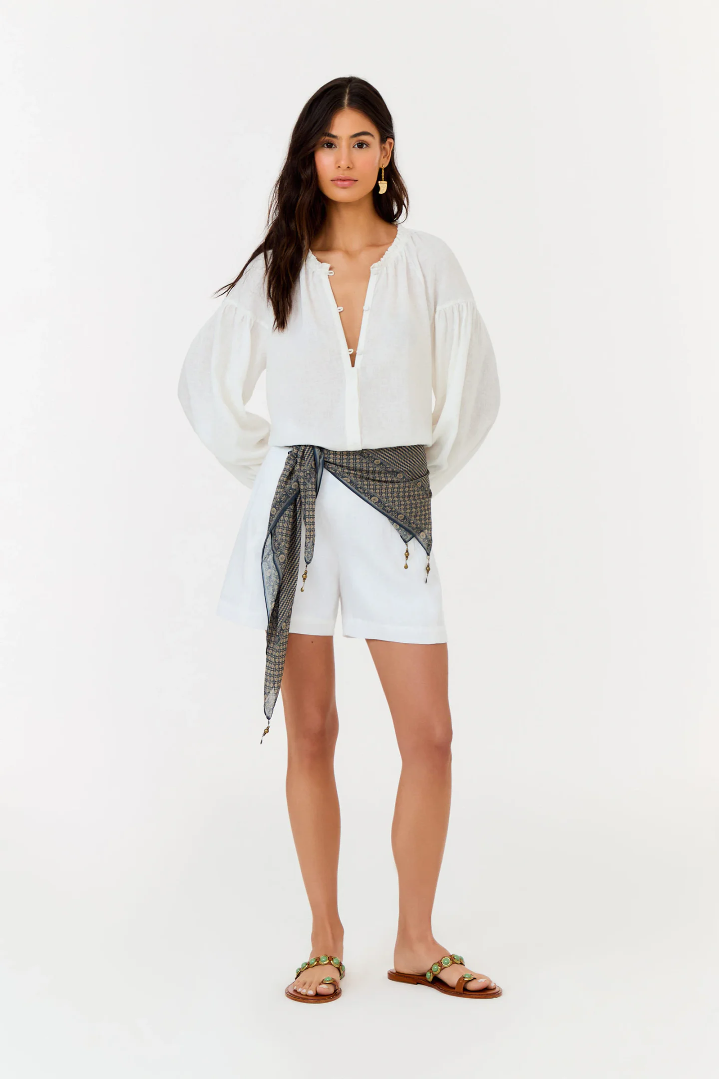 Short Alfaitaria Linho