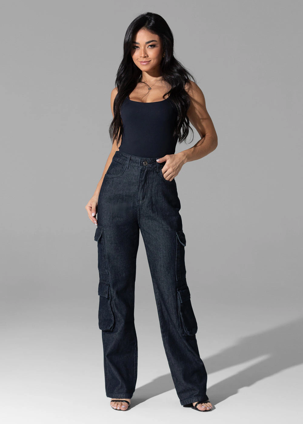 Calça Jeans Sawary Reta Petit - 282716 AZUL