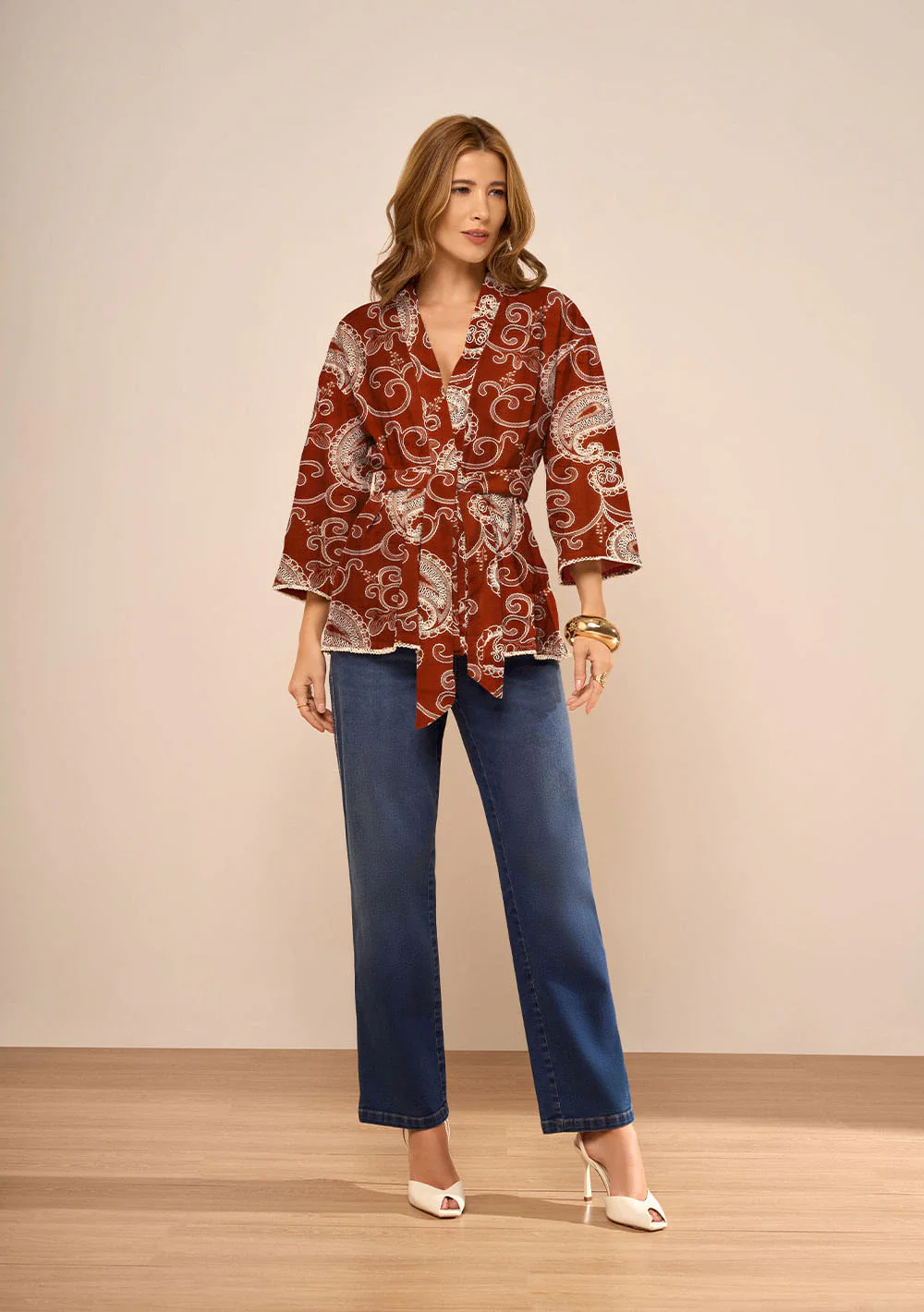 Calca Jeans Reta Campestre Azul