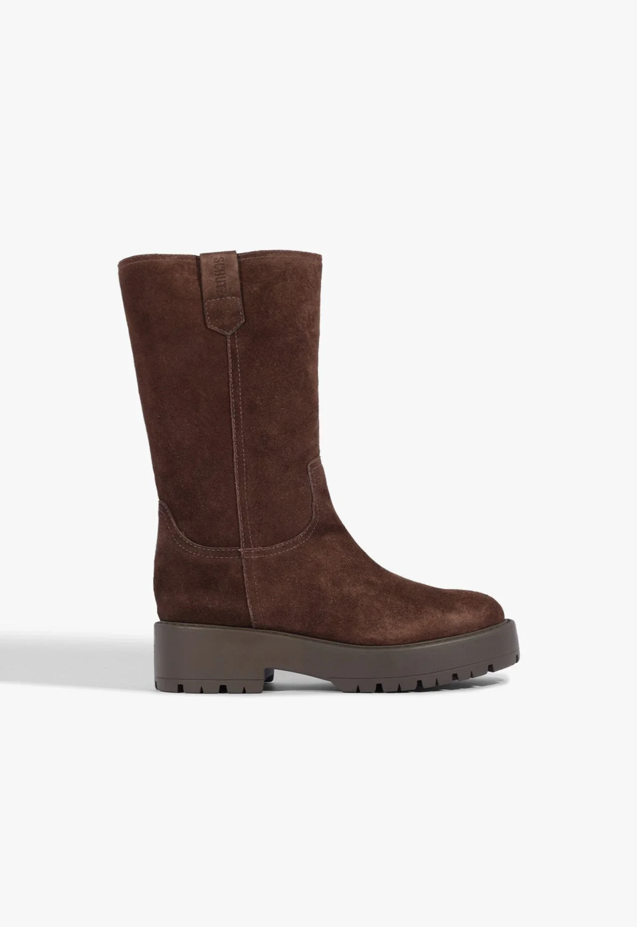 Bota Mitzi Camurça Marrom