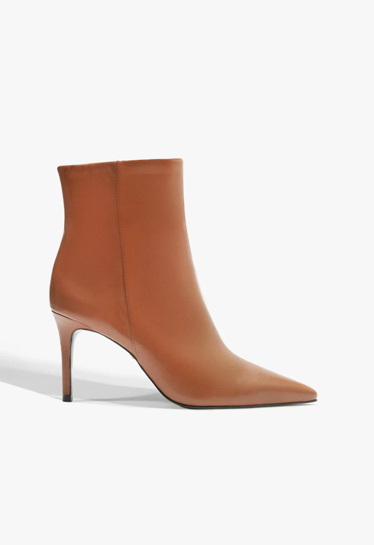 Bota Mikki Casual Couro Marrom Claro