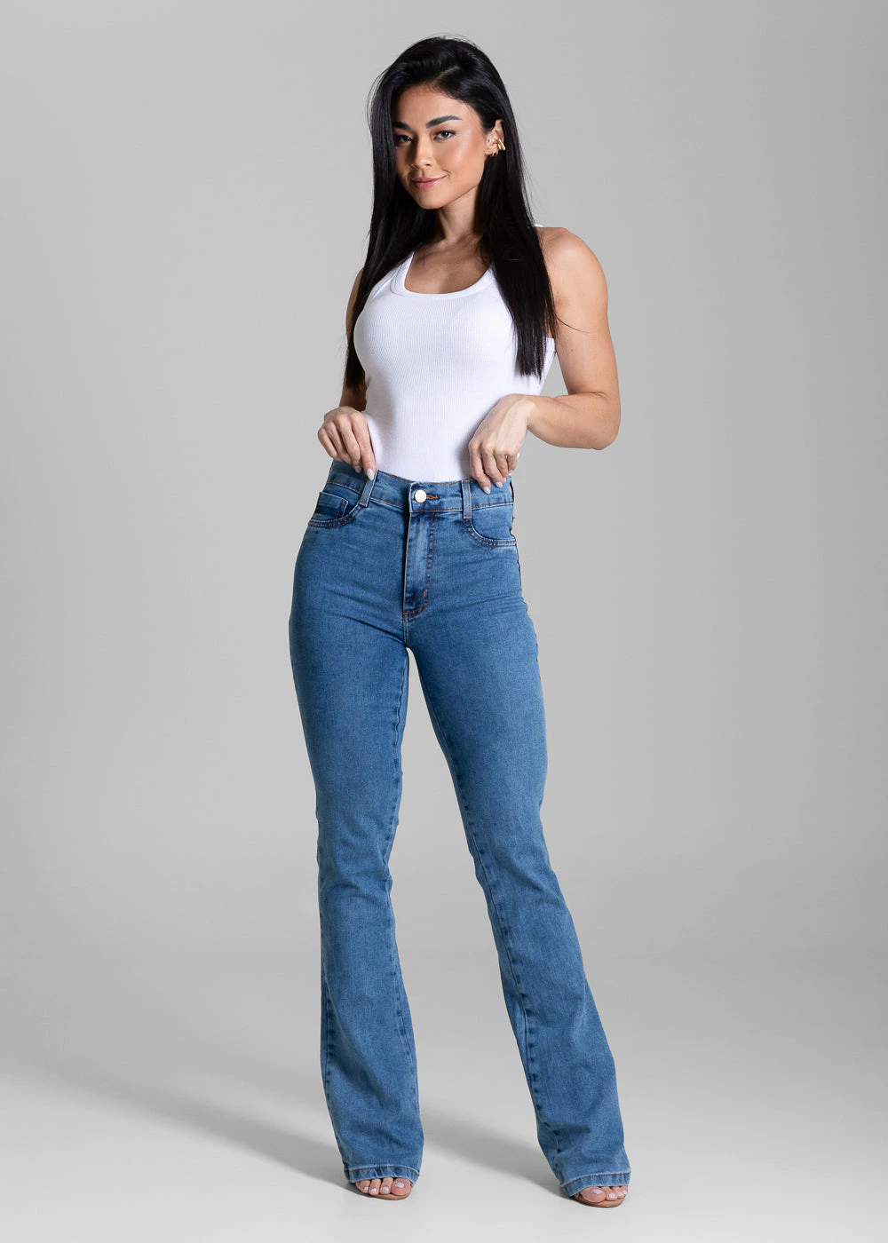 Calça Jeans Sawary Boot Cut - 284492 AZUL