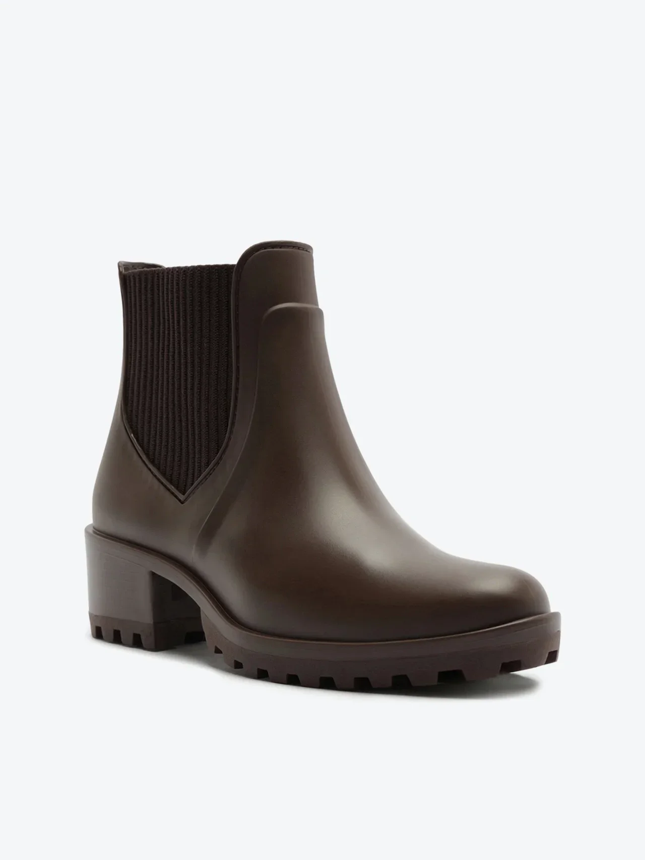 Bota Chelsea Cano Curto Tratorada Injetada Marrom