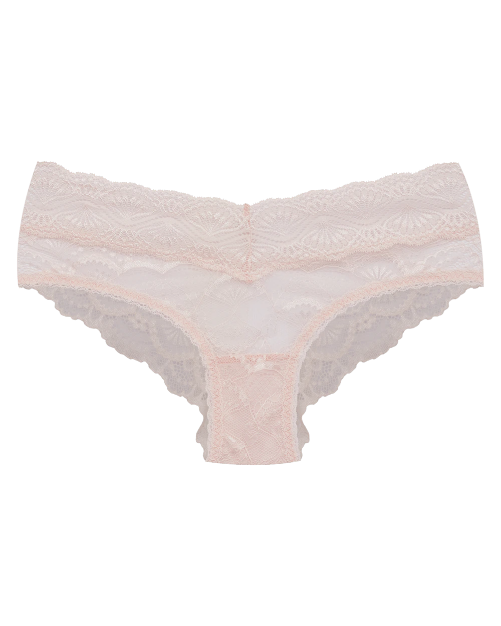 Calcinha Boyshort Renda Shiny Love Rosa Potpourri