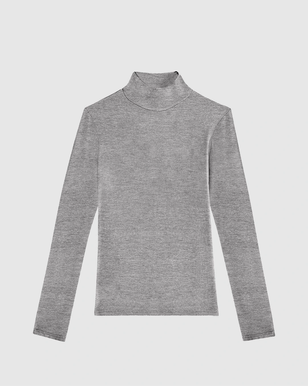 Blusa Básica Feminina Gola Alta Em Malha Viscose Stretch - ENFIM
