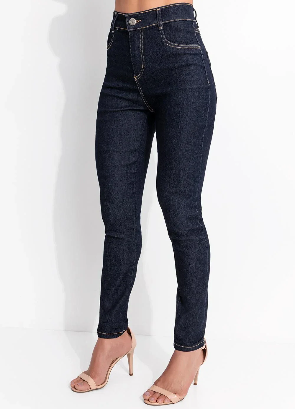 Sawary Jeans - Calça Jeans Escura Skinny Sawary
