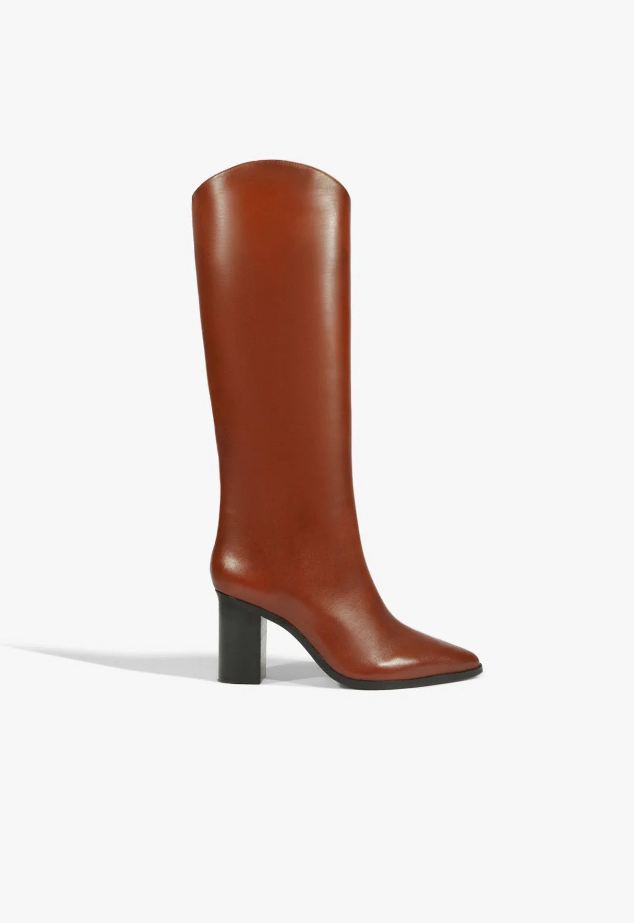 Bota Maryana Salto Bloco Marrom