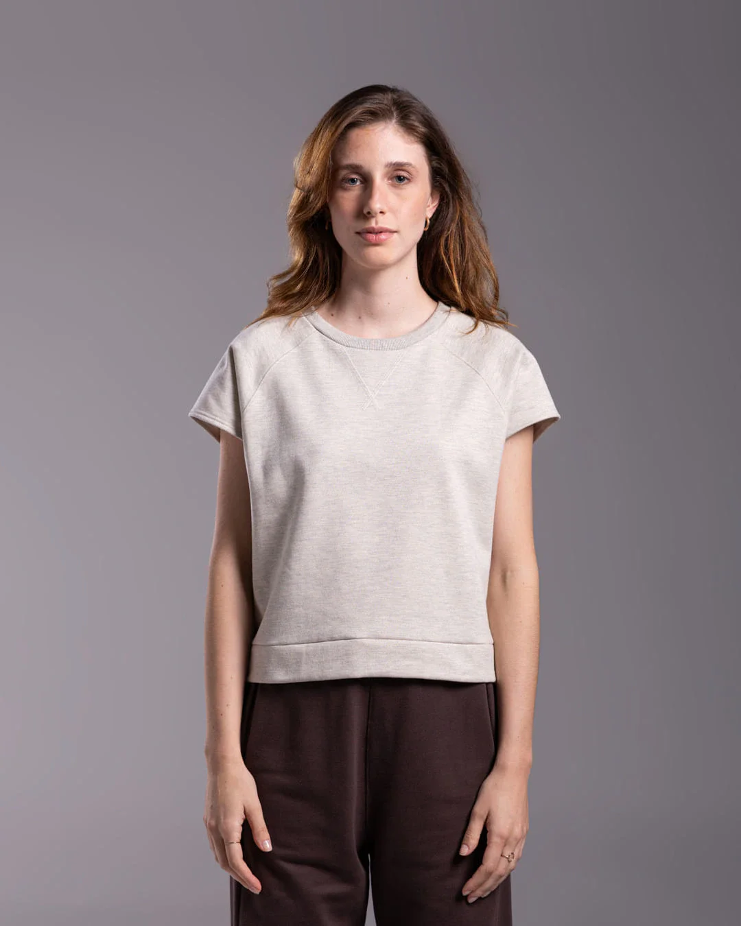 Tech T-Shirt Moletom Stretch Noliquid Feminina - BASICAMENTE