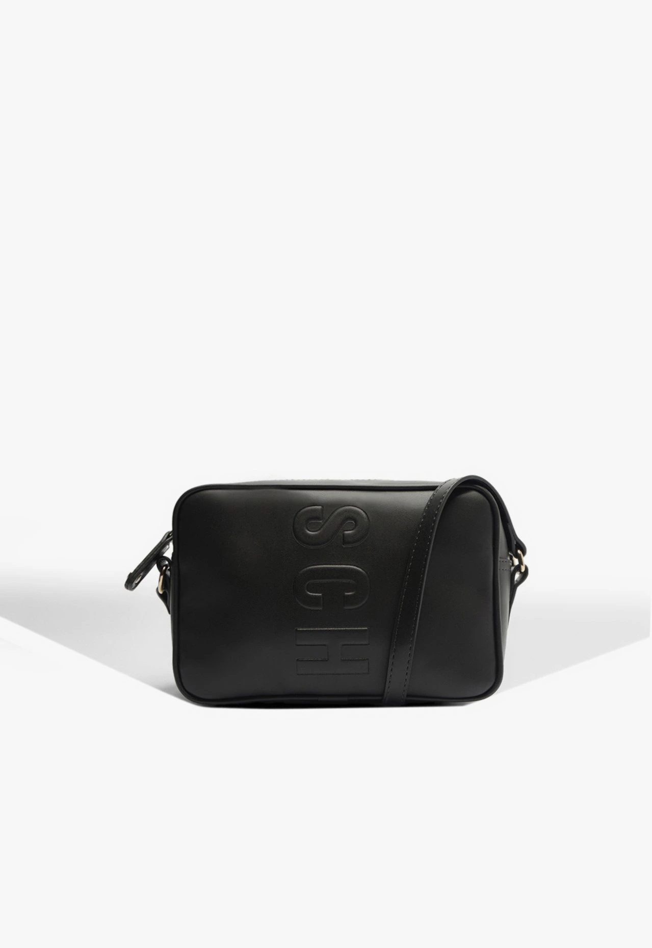 Bolsa Tiracolo Pequena Tassy Preta