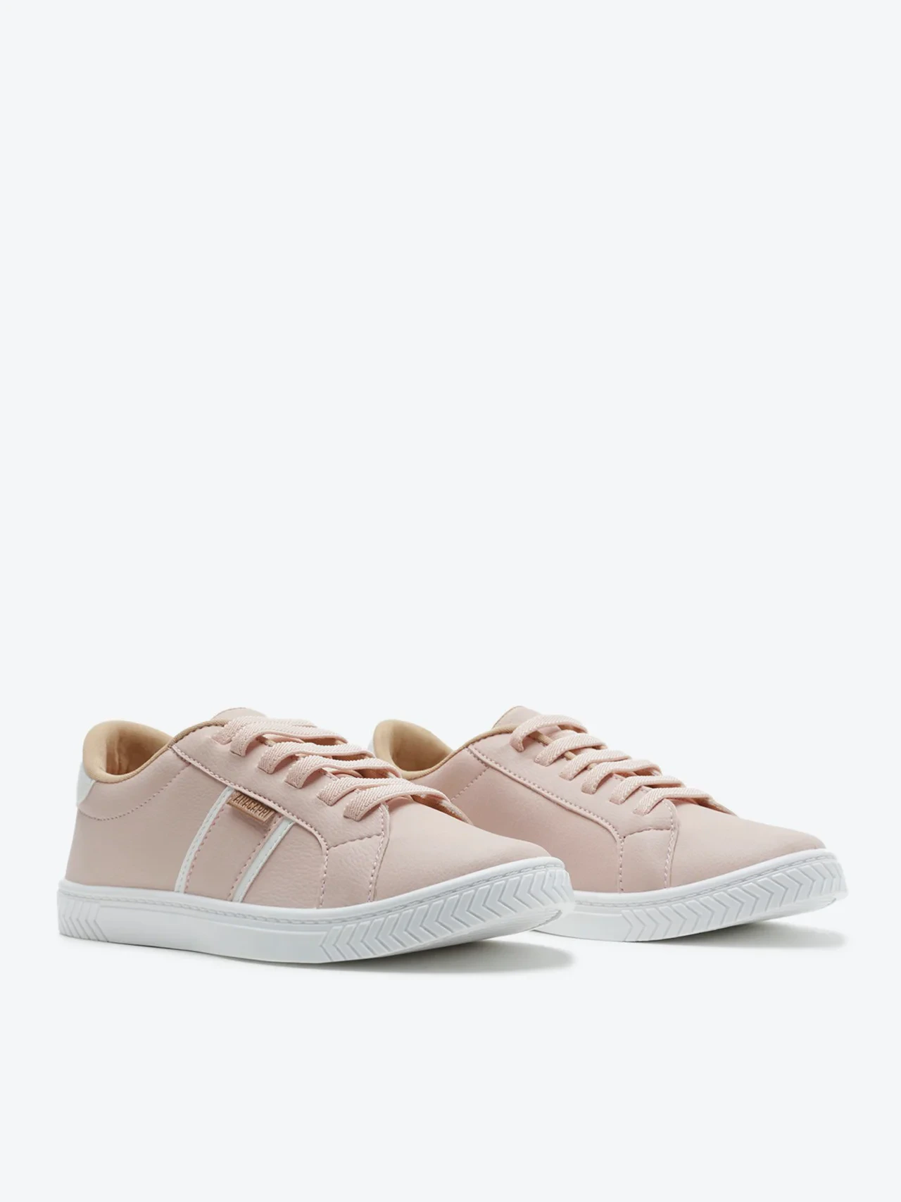 Tênis Cami Rosa Detalhe Branco