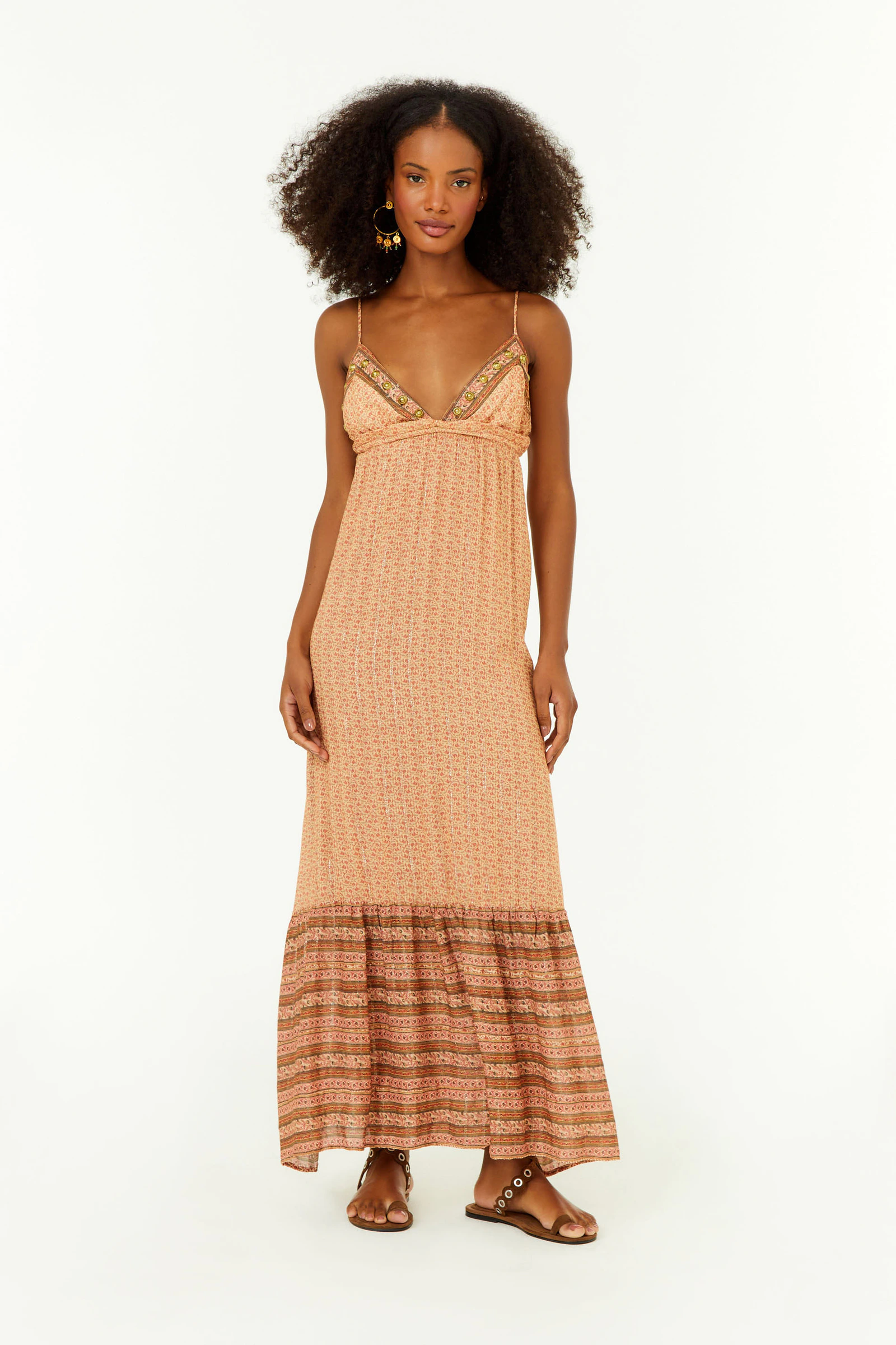 Vestido Longo Estampa Lumine