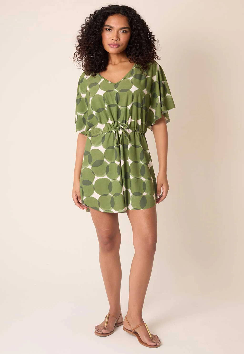 Vestido Fluxy Amplo Com Amarração - Bubbles