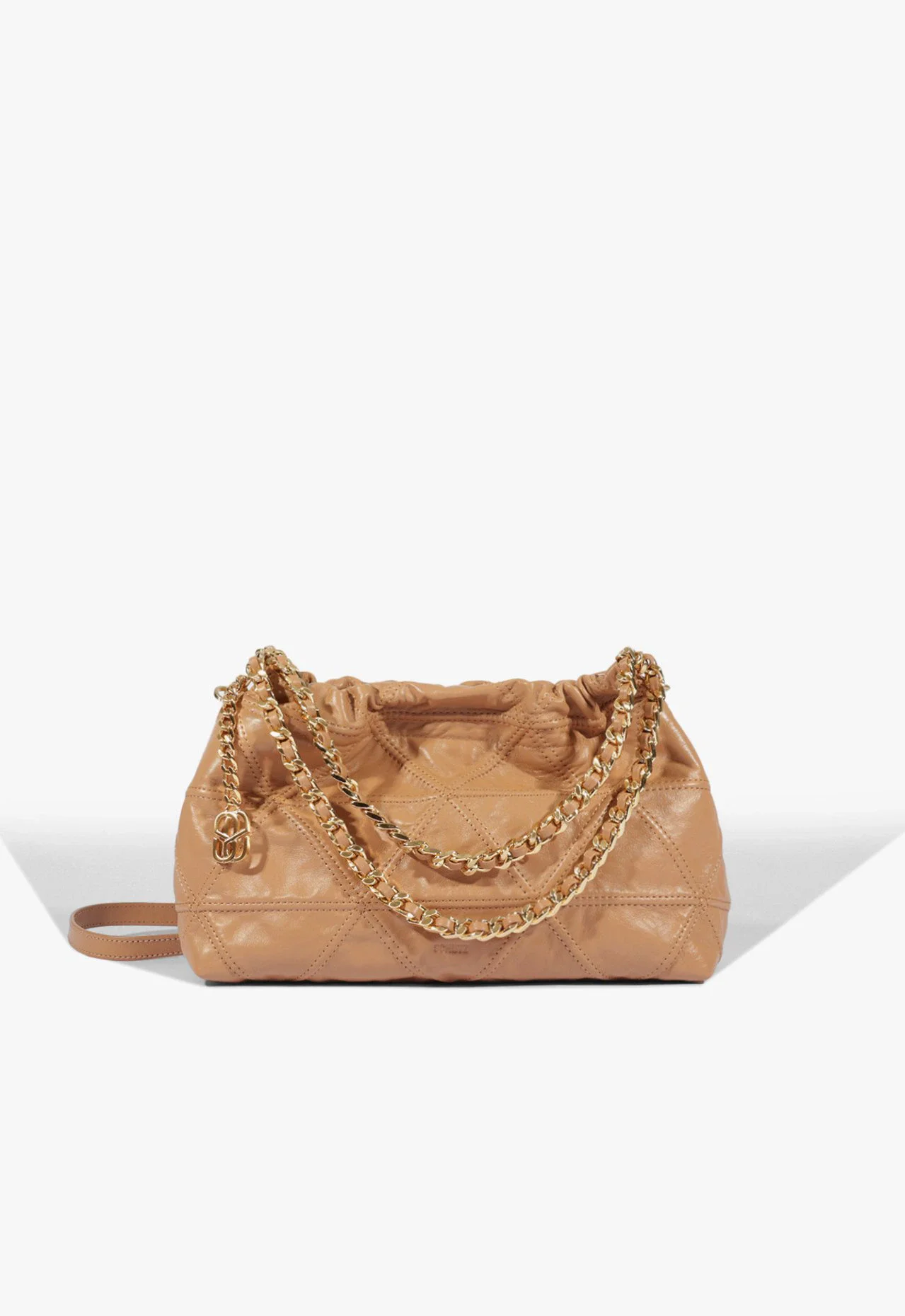 Bolsa Tiracolo Anne Média Couro Nude