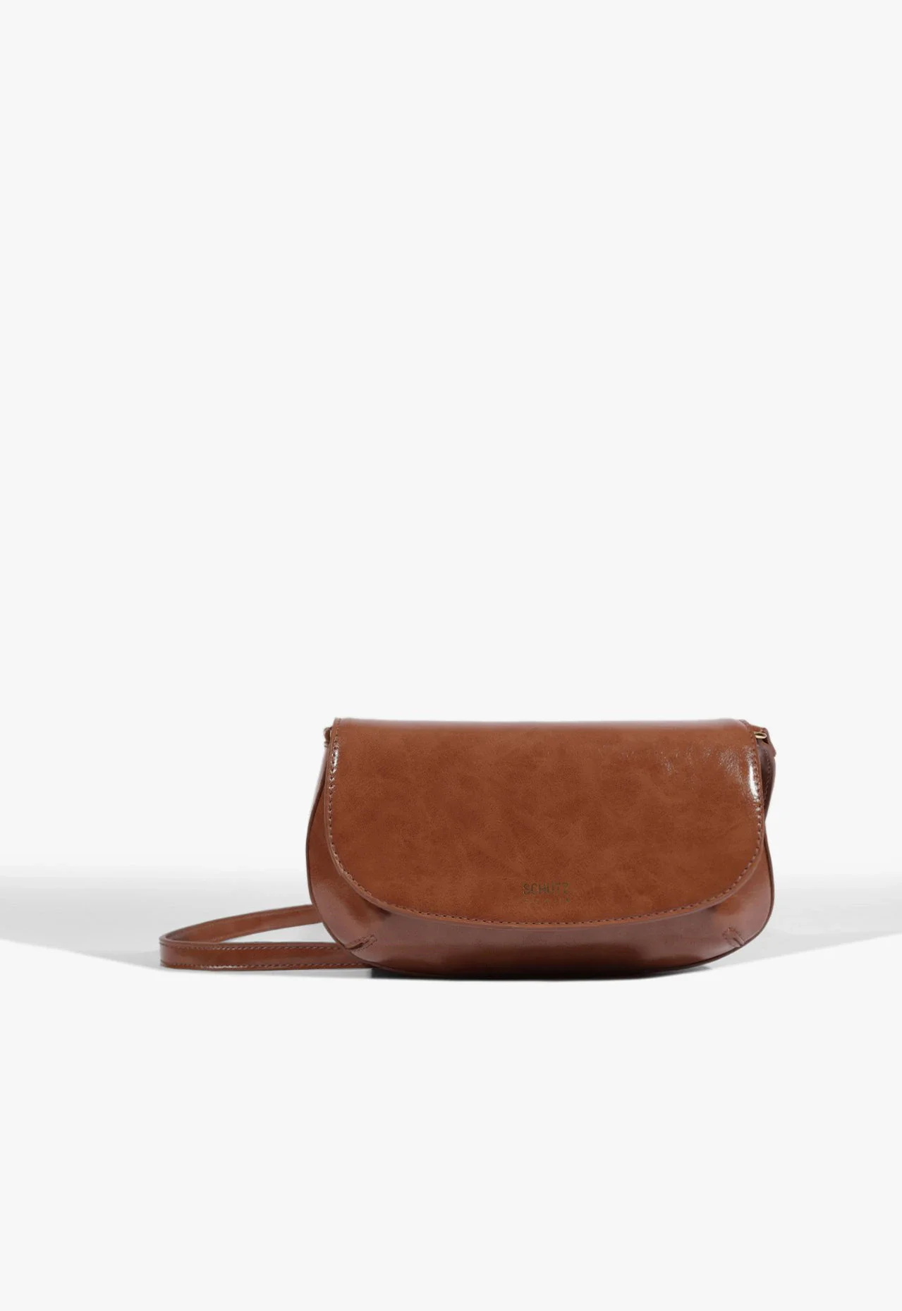 Bolsa Tiracolo Mini Crossbody Ella Pequena Marrom