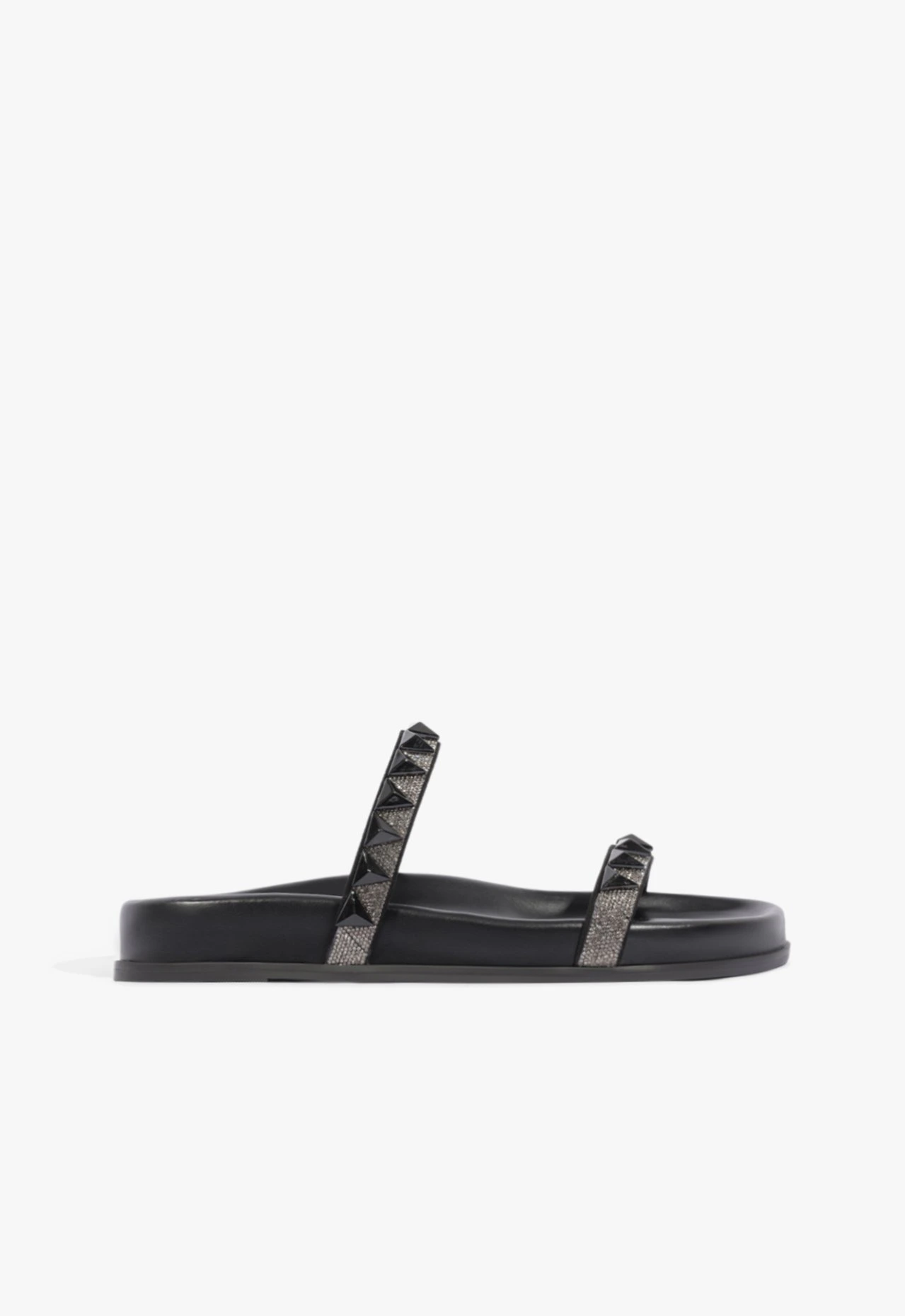 Papete Flatform Bico Redondo Preta