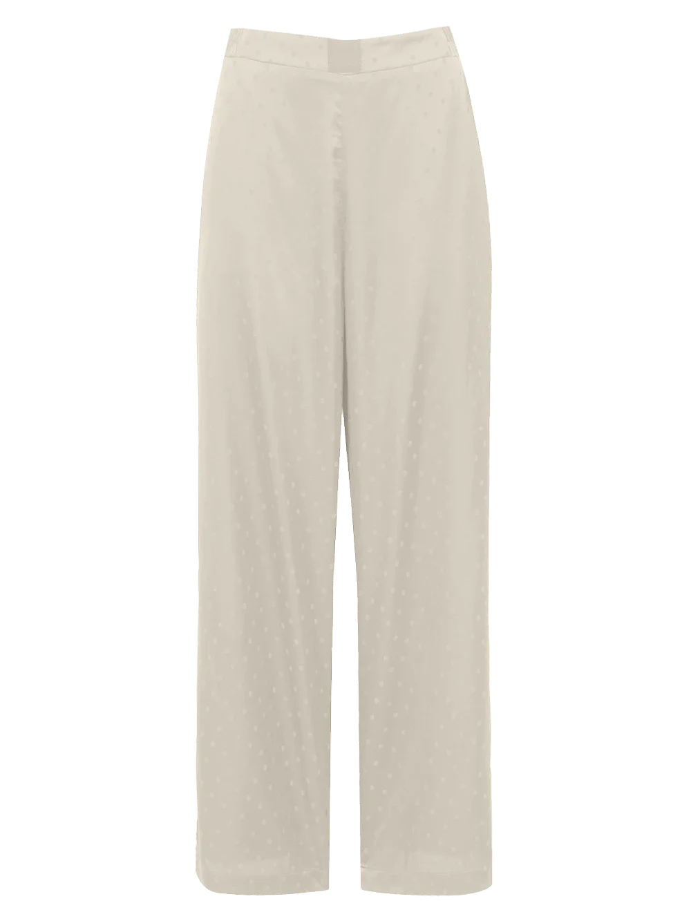 Calça Cetim Taylor Ecru