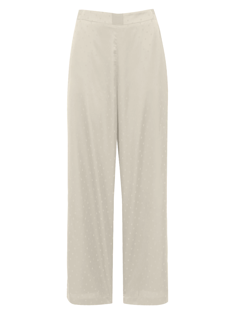 Calça Cetim Taylor Ecru
