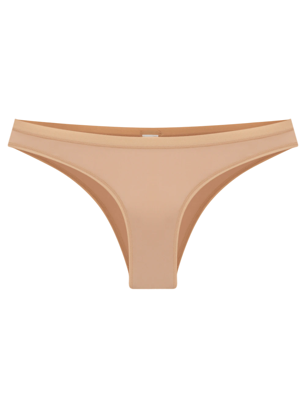Calcinha Tanga Essentials Microfibra Macadamia