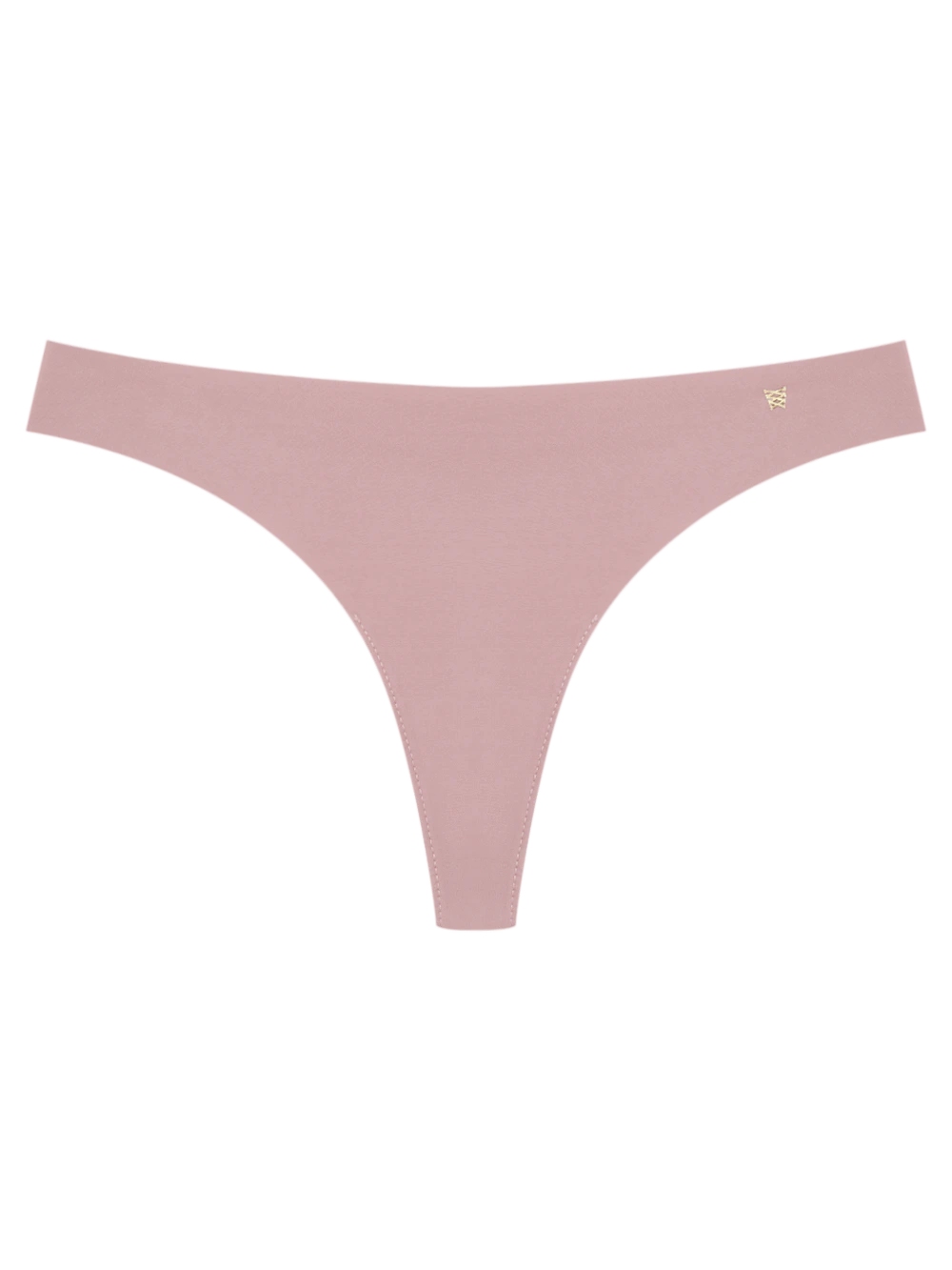Calcinha Fio Microfibra Essentials Laser Rosa Pale Mauve