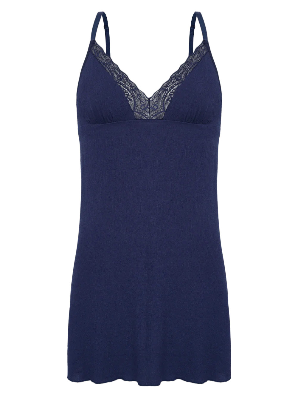 Camisola Curta Sem Manga Viscose Sweet Lounge Marinho