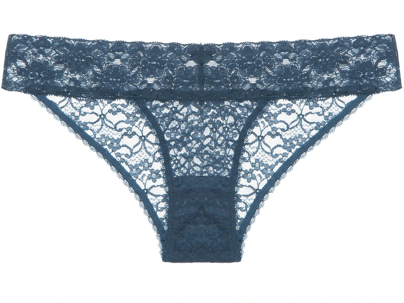 Calcinha Biquíni Renda Sweet Lace Azul Escuro
