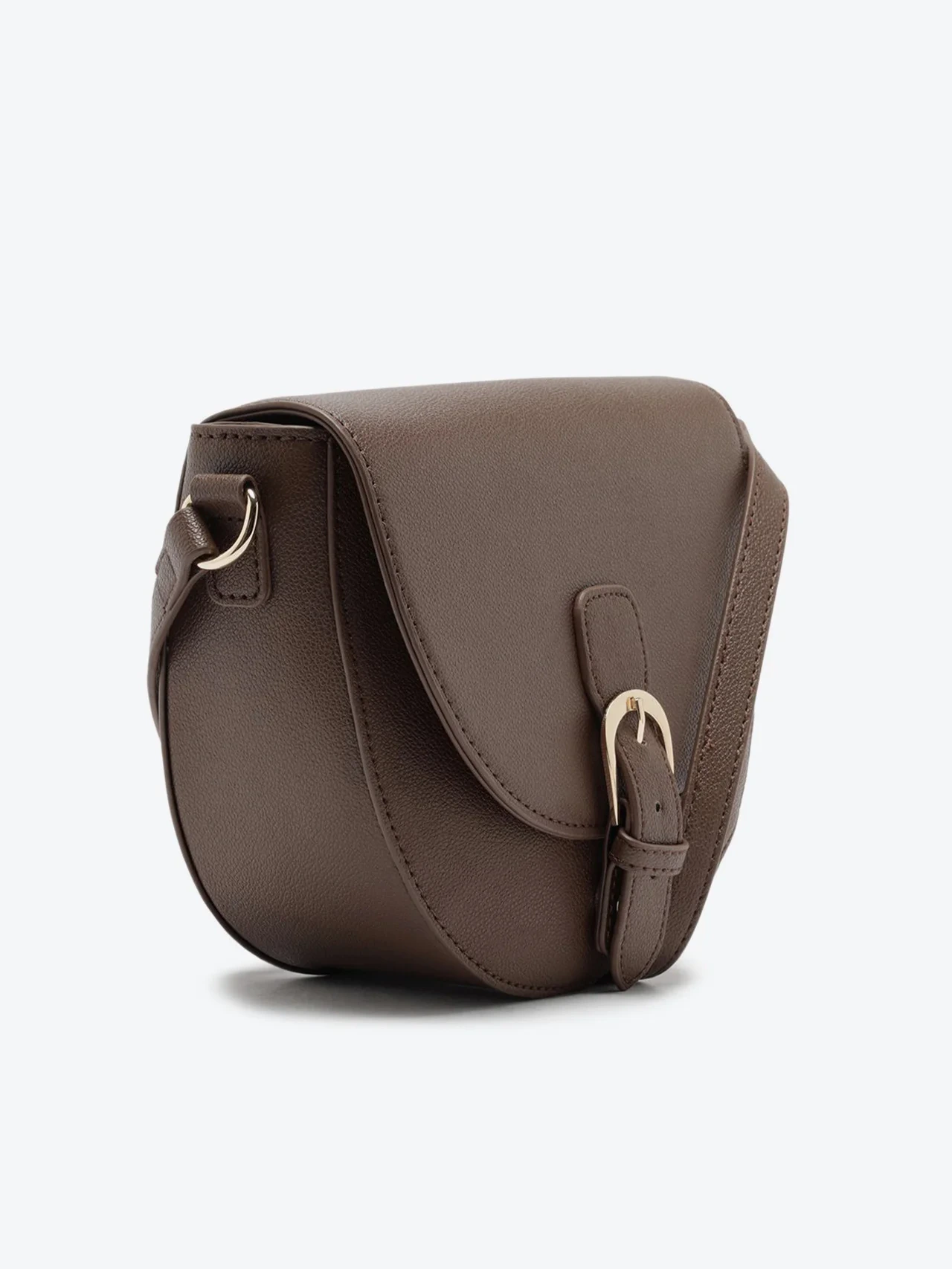 Bolsa Tiracolo Média Saddlebag Marrom Cinnamon