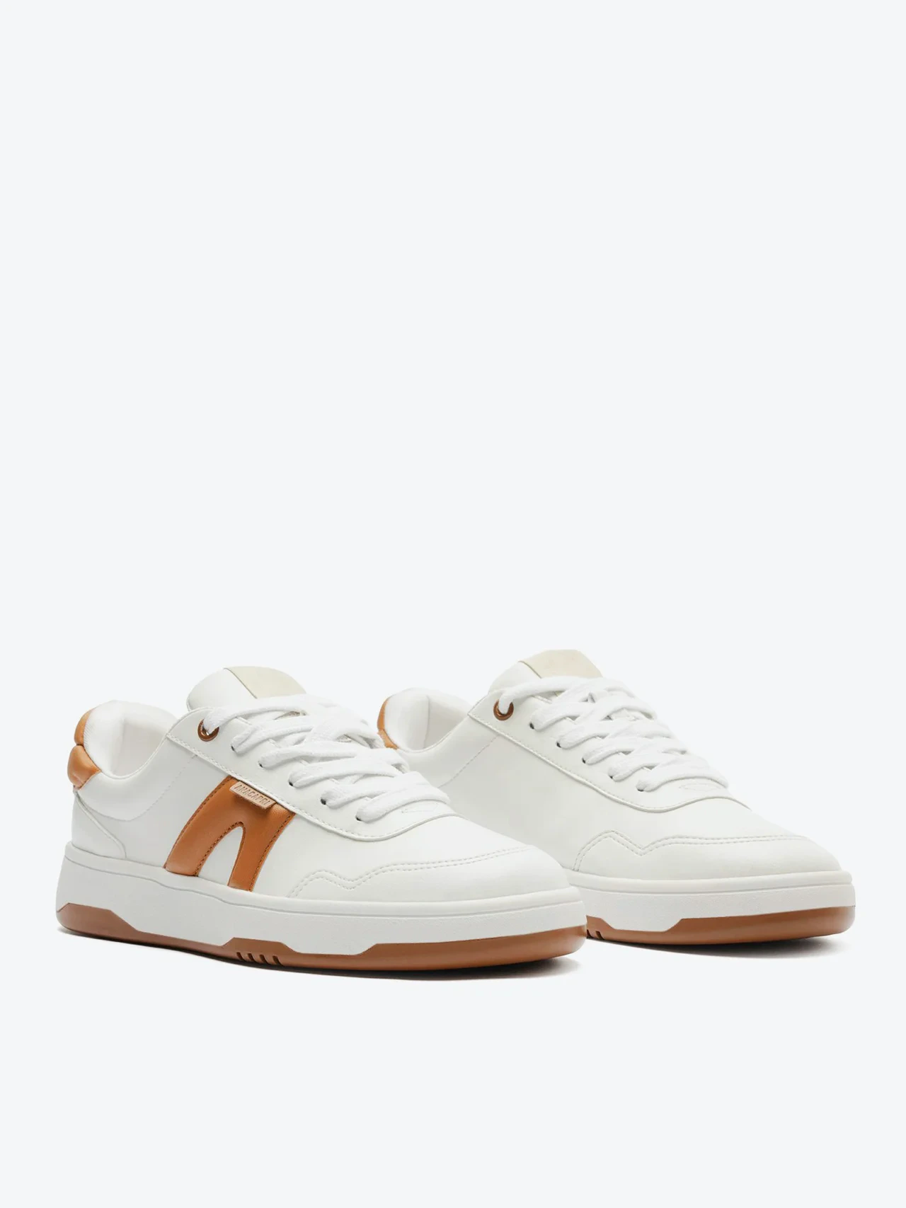 Tênis AC1119 Branco e Marrom
