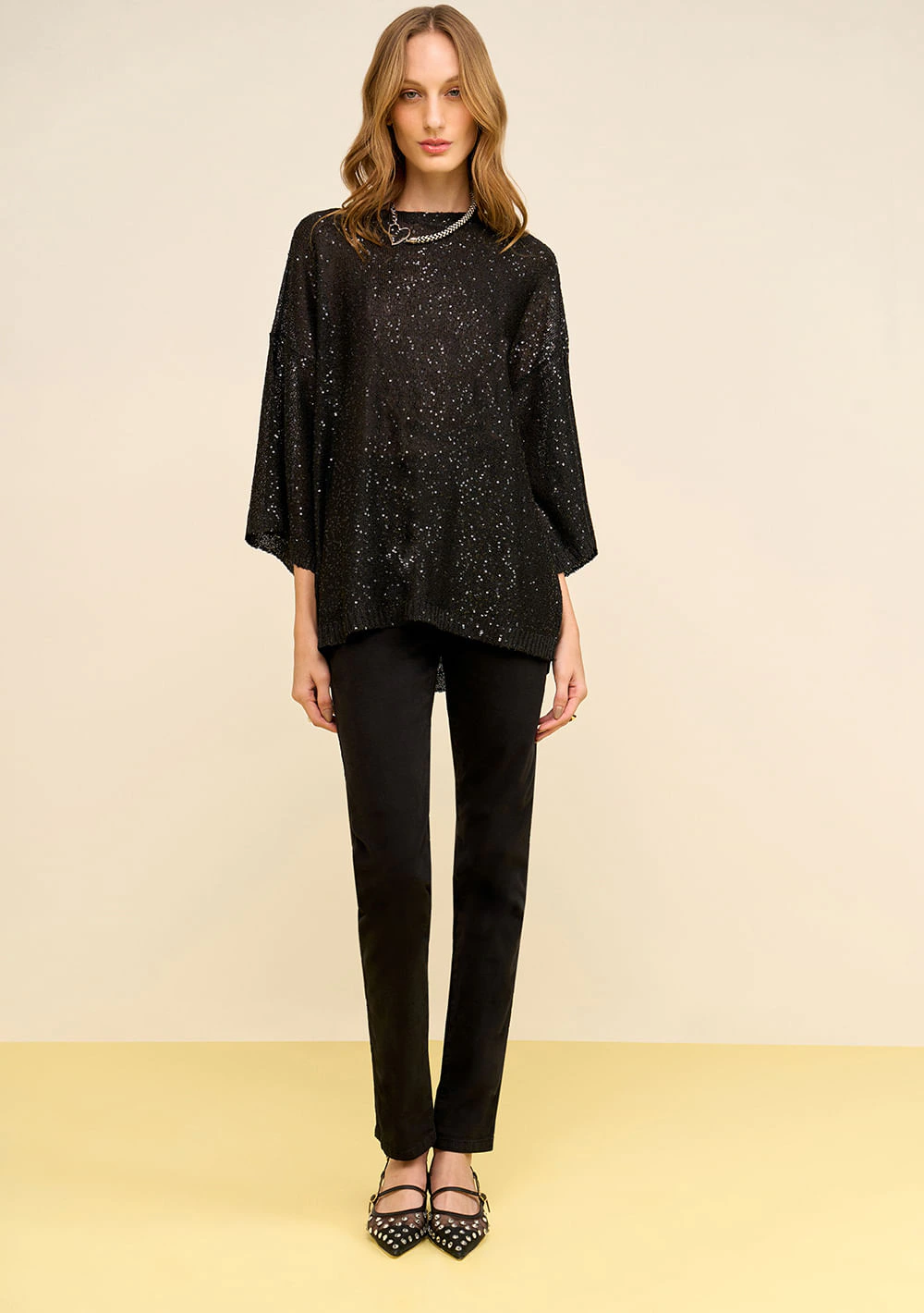 Calça Zinco Skinny Alta Preto