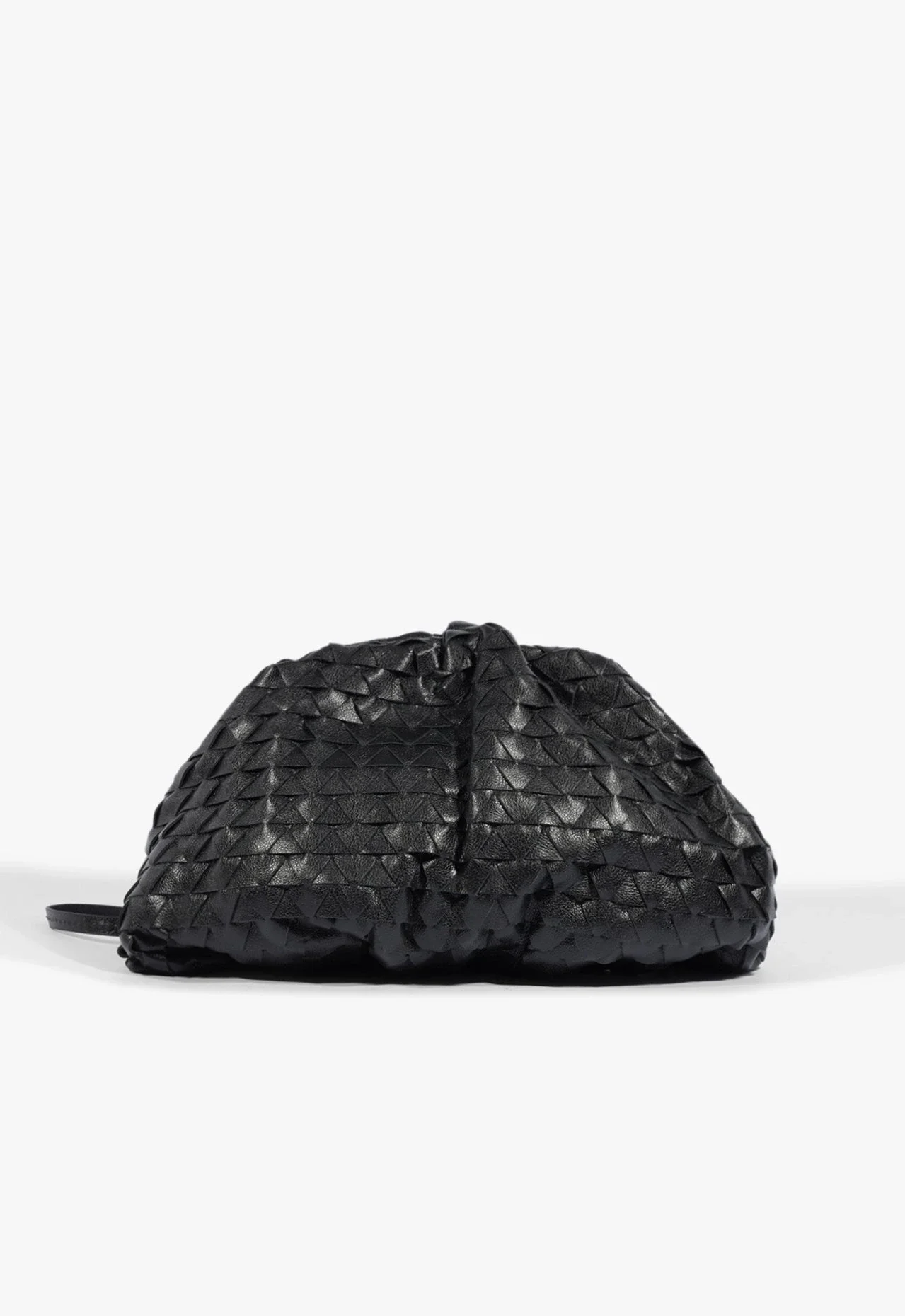 Bolsa Tiracolo Rebecca Grande Couro Preta
