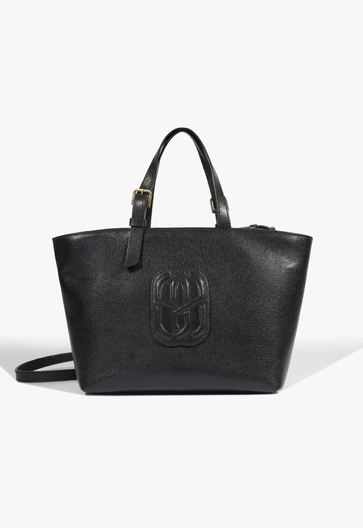 Bolsa Tote Betty Grande Couro Preta