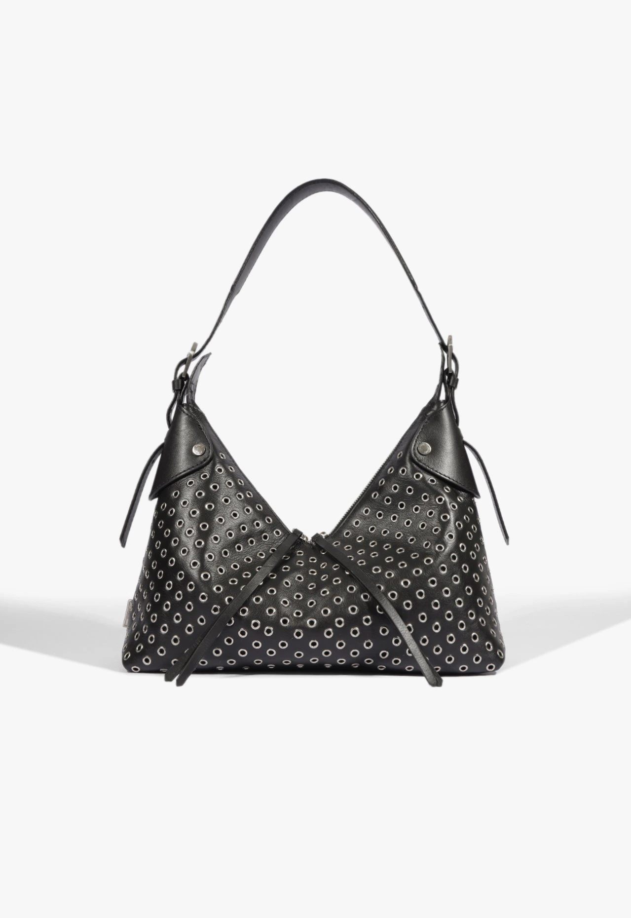 Bolsa Tiracolo Marien Média Couro Preta