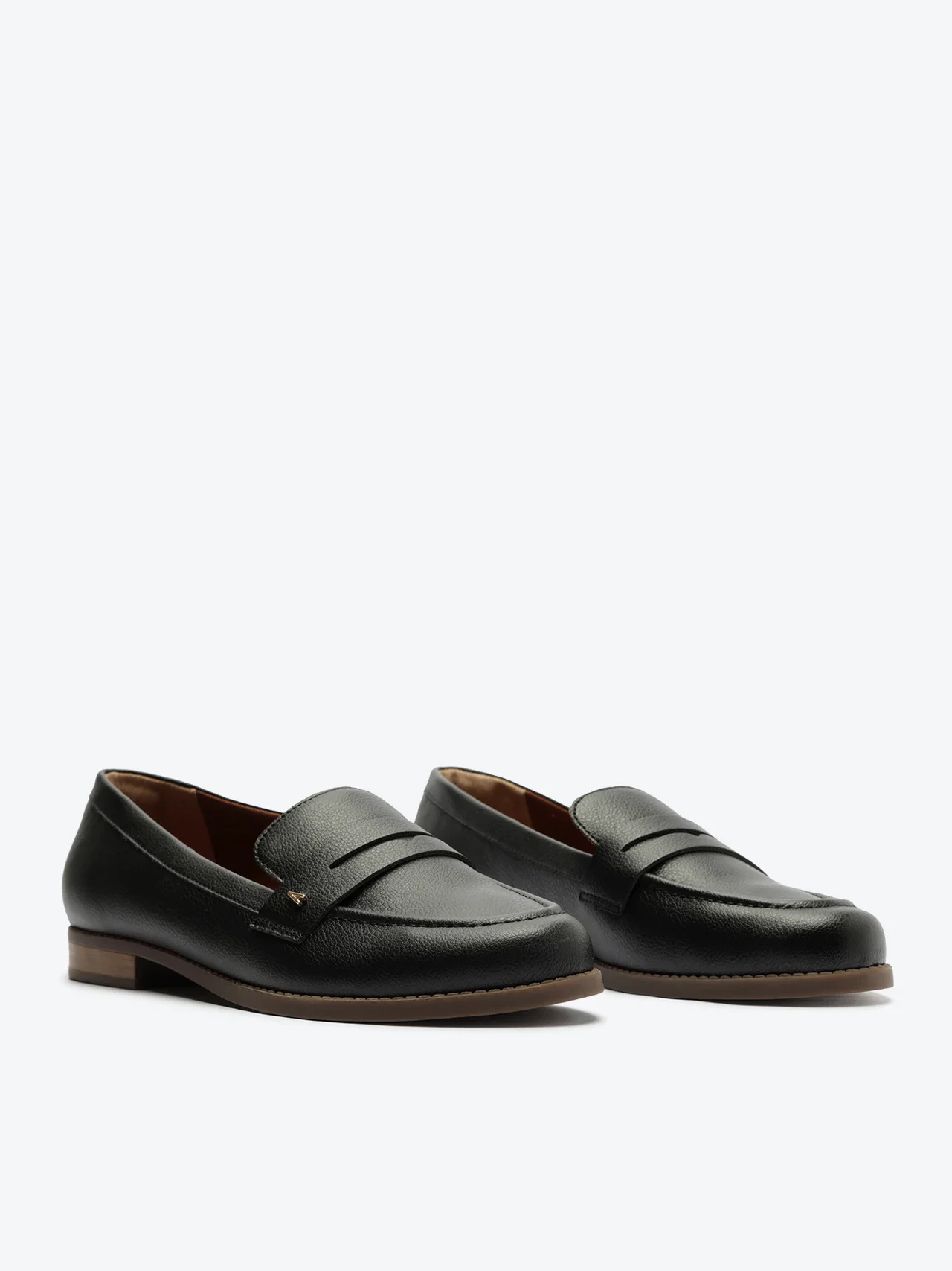 Mocassim Pala Aplicação A Preto e Marrom