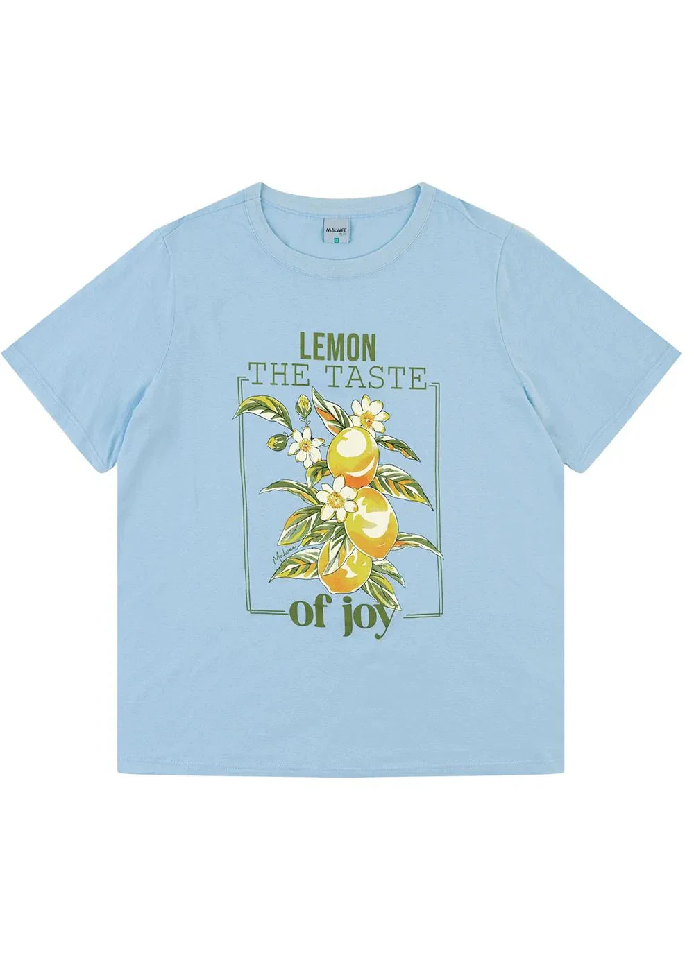 Malwee - Camiseta Lemon The Taste Of Joy Azul Pastel