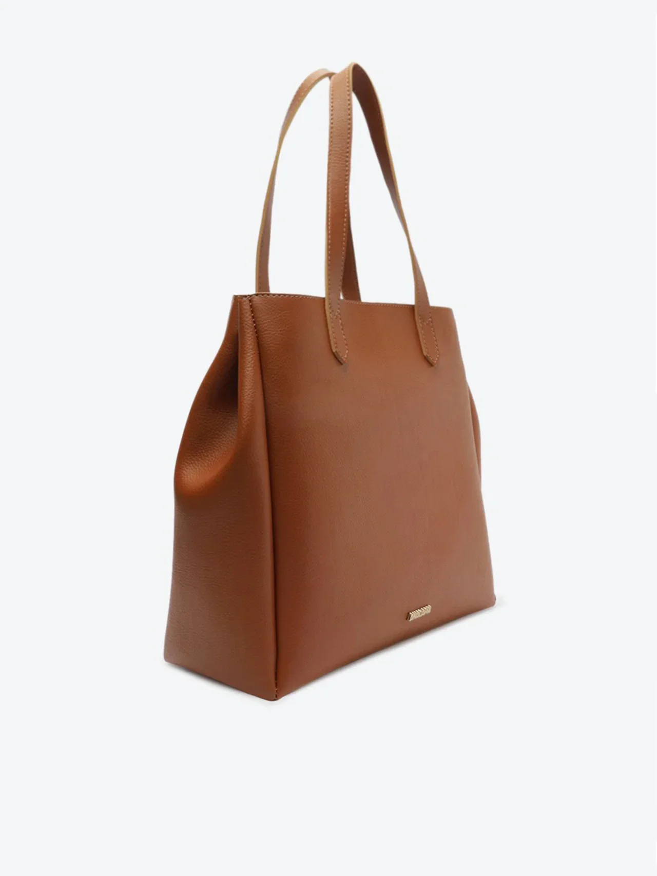 Bolsa Shopping Grande Minimal Marrom